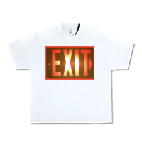 White exit sign   hippie Urban Heavy Tee - lanVoArt