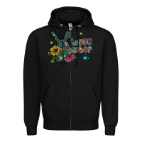 Black Happy Easter Zipper Hoodie - CowhideDigitalArt