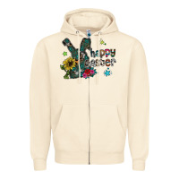Sandshell Happy Easter Zipper Hoodie - CowhideDigitalArt