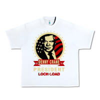 White dennycranedennycranethepresidentlocknload   music Urban Heavy Tee - lanVoArt