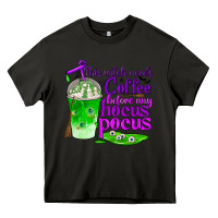 Asphalt this witch needs coffee before any hocus pocus Heavy Core Tee - BundleAndBundleShop