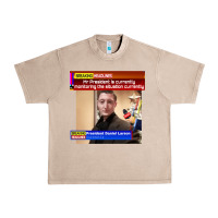 French Oak daniel larson monitoring the situation   vintage Urban Heavy Tee - lanVoArt