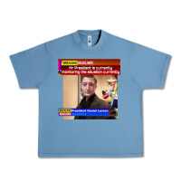 Pebble Blue daniel larson monitoring the situation   vintage Urban Heavy Tee - lanVoArt