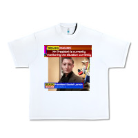 White daniel larson monitoring the situation   vintage Urban Heavy Tee - lanVoArt