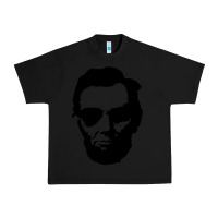 Black cool abe lincoln with aviator sunglasses black Urban Heavy Tee - lanVoArt
