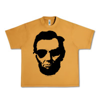 Peanut Butter cool abe lincoln with aviator sunglasses black Urban Heavy Tee - lanVoArt