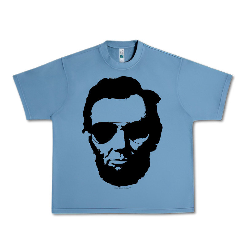 Cool Abe Lincoln With Aviator Sunglasses Black Urban Heavy Tee by lanVoArt | Teevron