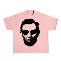 Salmon cool abe lincoln with aviator sunglasses black Urban Heavy Tee - lanVoArt