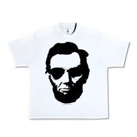 White cool abe lincoln with aviator sunglasses black Urban Heavy Tee - lanVoArt