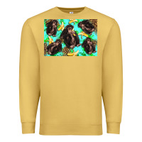 Antique Gold Monkey bananas kid's bottle Premium Sweatshirt - Artiststas