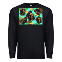 Black Monkey bananas kid's bottle Premium Sweatshirt - Artiststas