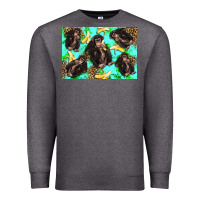 Charcoal Heather Monkey bananas kid's bottle Premium Sweatshirt - Artiststas