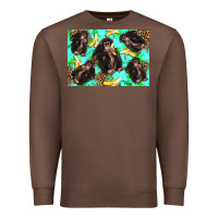 Chestnut Monkey bananas kid's bottle Premium Sweatshirt - Artiststas