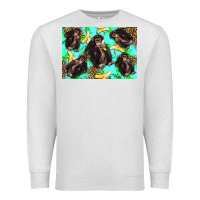 Oatmeal Heather Monkey bananas kid's bottle Premium Sweatshirt - Artiststas