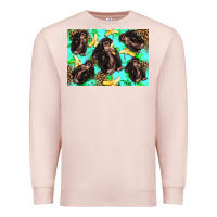 Pale Pink Monkey bananas kid's bottle Premium Sweatshirt - Artiststas