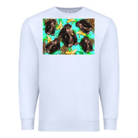 White Monkey bananas kid's bottle Premium Sweatshirt - Artiststas
