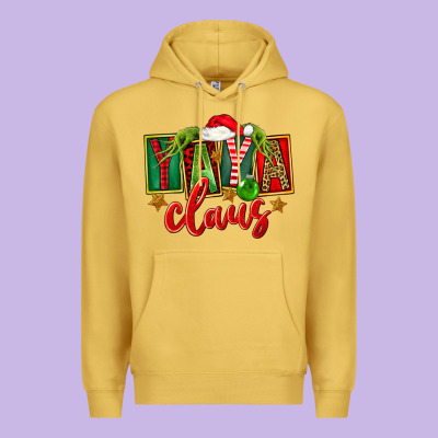 Christmas Yaya Claus Premium Hoodie Designed By Fadigitalartstudio