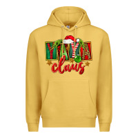 Antique Gold Christmas Yaya Claus Premium Hoodie - FaDigitalArtStudio