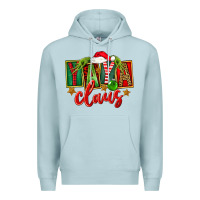 Blue Mist Christmas Yaya Claus Premium Hoodie - FaDigitalArtStudio