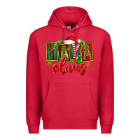 Cardinal Christmas Yaya Claus Premium Hoodie - FaDigitalArtStudio