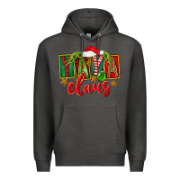 Charcoal Heather Christmas Yaya Claus Premium Hoodie - FaDigitalArtStudio