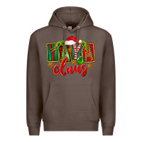 Coffee Christmas Yaya Claus Premium Hoodie - FaDigitalArtStudio