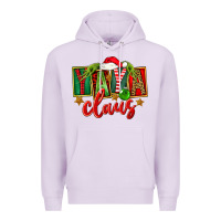 Lilac Christmas Yaya Claus Premium Hoodie - FaDigitalArtStudio