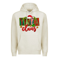 Oatmeal Heather Christmas Yaya Claus Premium Hoodie - FaDigitalArtStudio