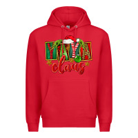 Red Christmas Yaya Claus Premium Hoodie - FaDigitalArtStudio