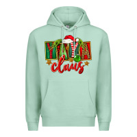 Seafoam Christmas Yaya Claus Premium Hoodie - FaDigitalArtStudio