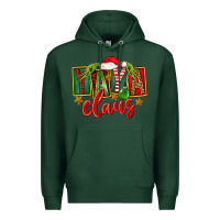Sports Green Christmas Yaya Claus Premium Hoodie - FaDigitalArtStudio