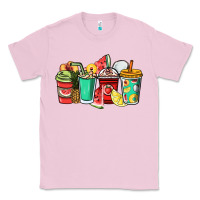 Bubblegum Pink Fruits coffee cups Classic Tee - NancyCooperArtShop