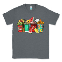 Charcoal Heather Fruits coffee cups Classic Tee - NancyCooperArtShop