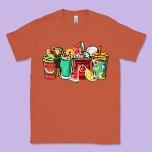 Fruits Coffee Cups Classic Tee Designed By Nancycooperartshop