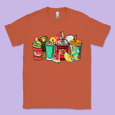 Fruits Coffee Cups Classic Tee Designed By Nancycooperartshop