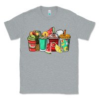 Heather Grey Fruits coffee cups Classic Tee - NancyCooperArtShop