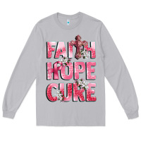 Moon Dust faith hope cure breast cancer Long Sleeve Tee - CowGirlArtShop