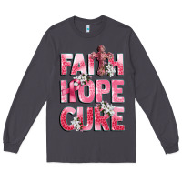 Smoke faith hope cure breast cancer Long Sleeve Tee - CowGirlArtShop