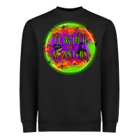 Black teacher monsters earrings Heavyweight Sweatshirt - BundleAndBundleShop