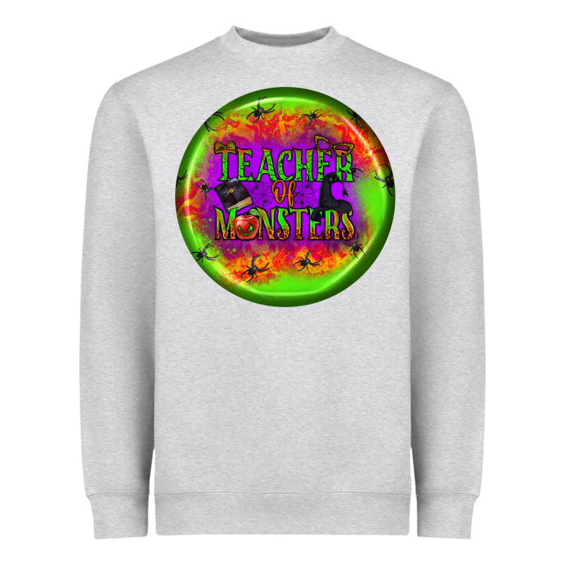 Teacher Monsters Earrings Heavyweight Sweatshirt by BundleAndBundleShop | Teevron