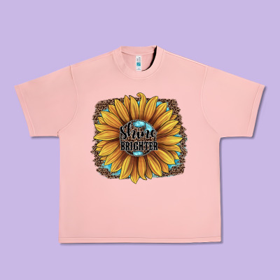 Shine Brighter Urban Heavy Tee Designed By Jahusdesignshop