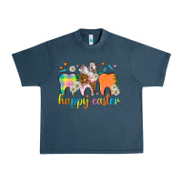 Midnight Navy Happy Easter Dental Easter Day Urban Heavy Tee - HowdyJamesFarm