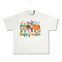 Pistachio Happy Easter Dental Easter Day Urban Heavy Tee - HowdyJamesFarm