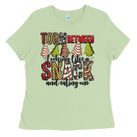 Matcha torn between looking like a snack and eating one christmas cake Ladies Tee - Jasminsmagicworld