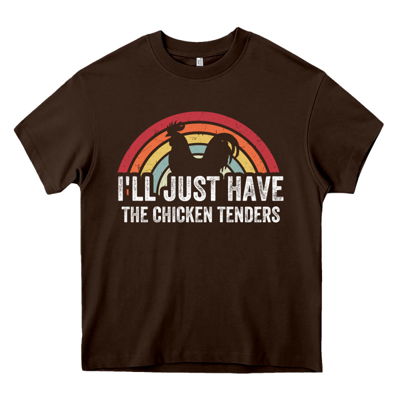 I'll Just Have The Chicken Tenders Heavy Core Tee by lanVoArt | Teevron