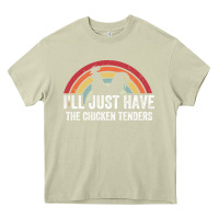 Mossy I'll Just Have The Chicken Tenders Heavy Core Tee - lanVoArt