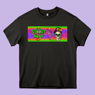 Spooky Mama 11 Oz Mug Heavy Core Tee Designed By Bundleandbundleshop