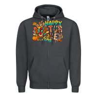 Smoke Happy Turkey Day Zipper Hoodie - CowhideDigitalArt
