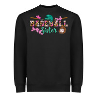 Black baseball sister Heavyweight Sweatshirt - BundleAndBundleShop