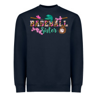 Navy baseball sister Heavyweight Sweatshirt - BundleAndBundleShop